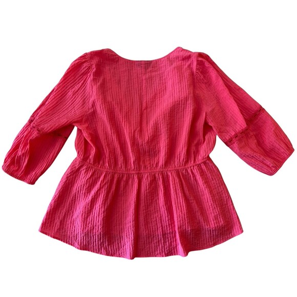 Lane Bryant Women’s Blouse Top Pink SZ 18/20/1X Embellished - Picture 3 of 7